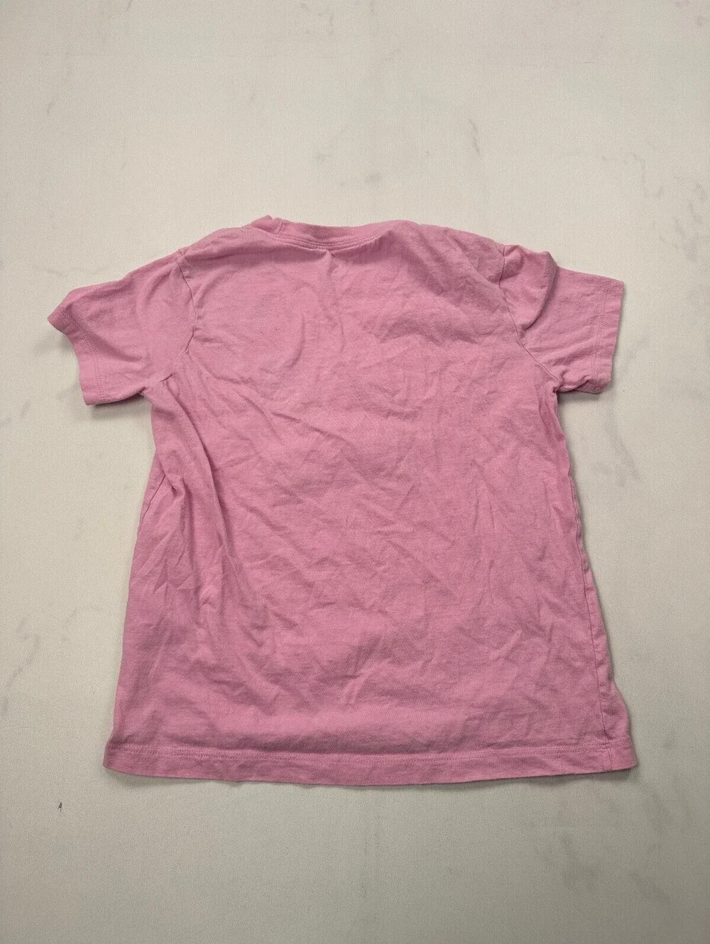 Nike Logo T-Shirt Pink Modern Classic Style - Girls M
